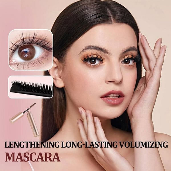 🥳BUY 1 GET 1 FREE:💞50K+ SOLD!👁️✨ All-Day Beautiful Lashes, Smudge-Proof! Waterproof Fiber Mascara for Natural Volume. 💖💃 Dlosyvo®