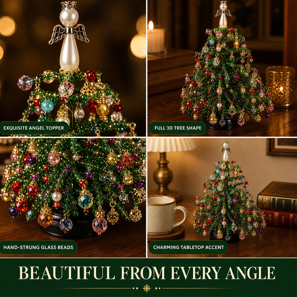 🎄✨ DIY Beaded Christmas Tree Kit – 🎅Create Your Own Sparkling Holiday Decoration | Dlosyvo®