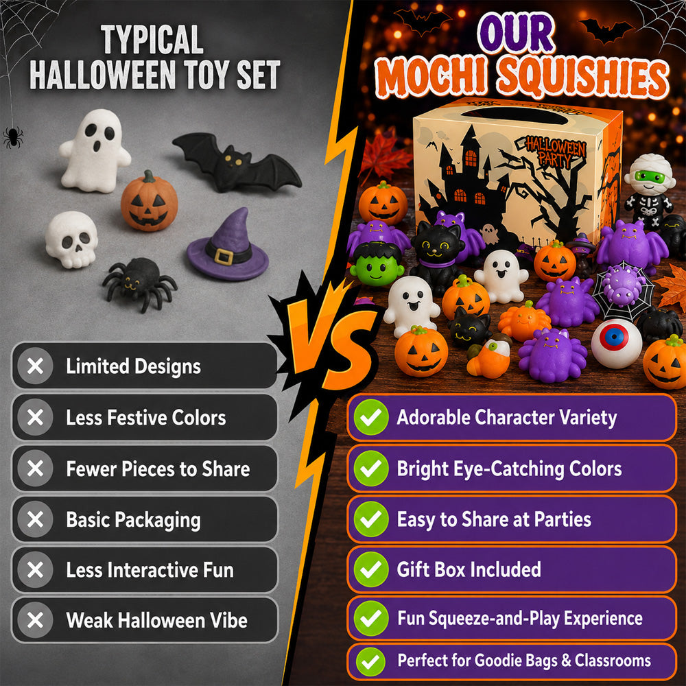 🎃Unbelievable Low Prices👻Halloween Squishy Set – Little Surprises for the Whole Party!