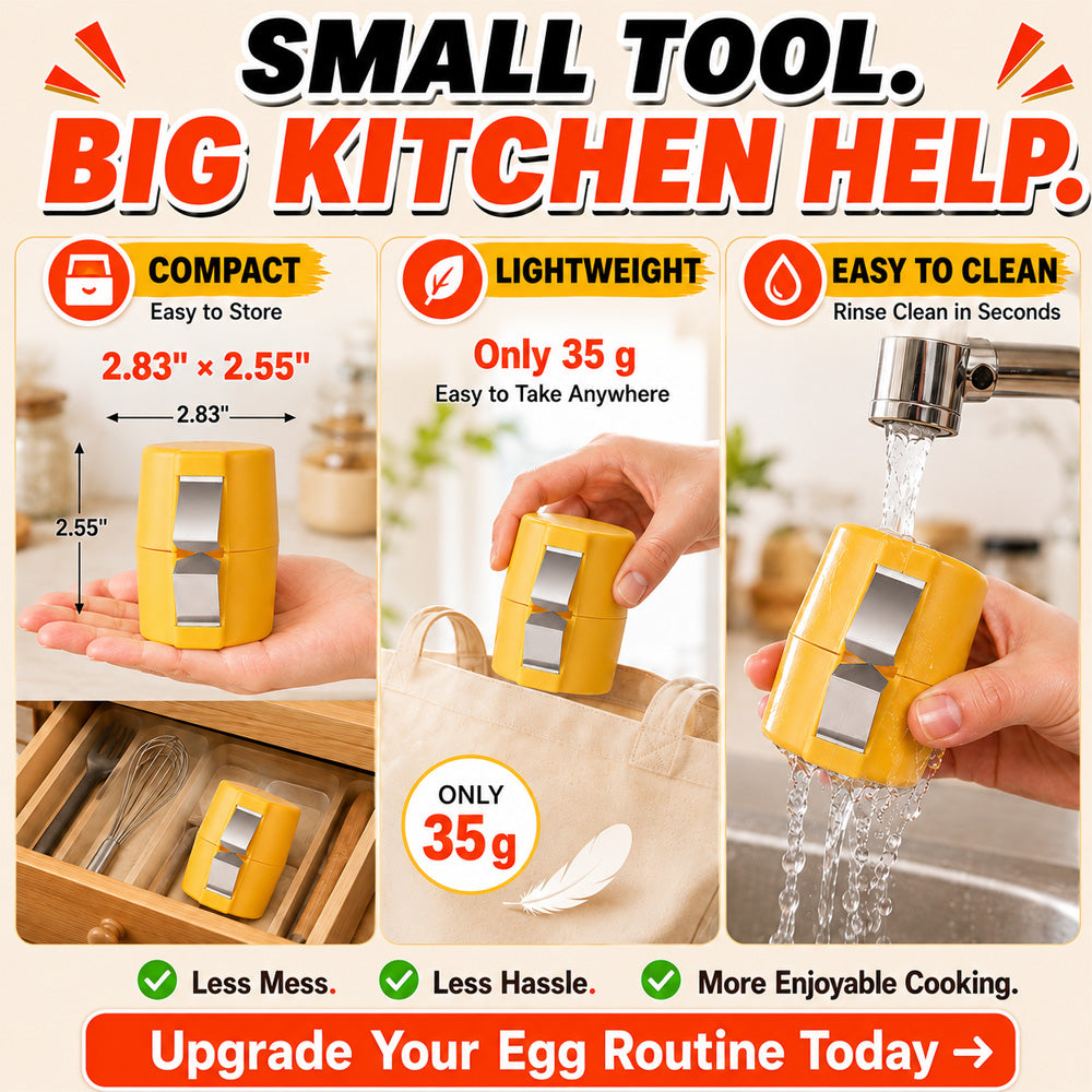 🔥🔥🔥Limited-time 😮‍💨 Buy 1 Get 1 Free ！！！🍳 Quick Egg Cracker Tool – Open Hundreds Of Eggs Faster & Cleaner 🔥