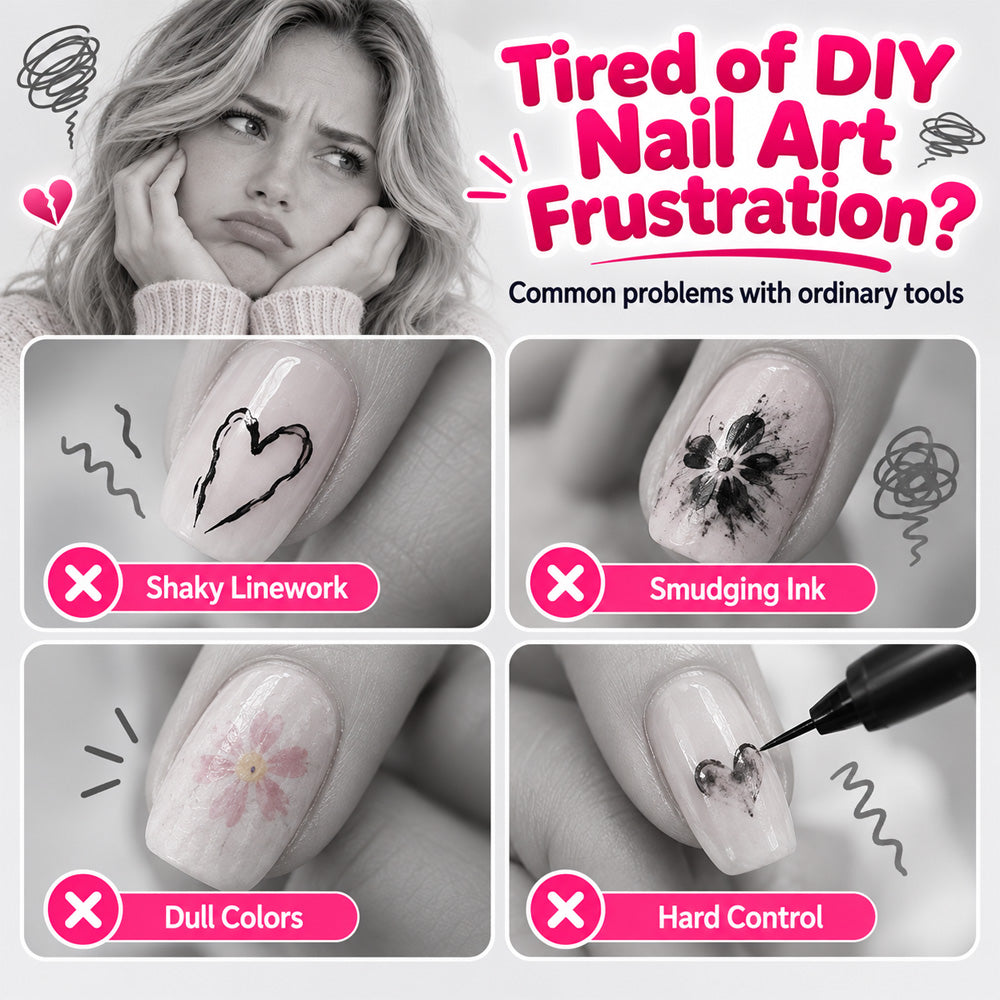 💅 Girls Love It! ✨ 24-Color Nail Art Pen Set | DIY Nail Design for Girls & Kids | Dual-Tip Nail Art Pens for Sleepovers, Birthday Parties & Gifts | No Salon Needed