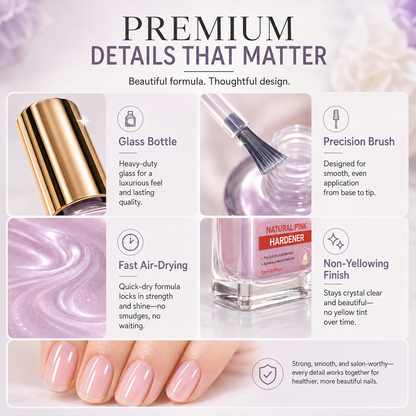 💅 40% OFF !! ⏰ Lilac Glossy Nail Strengthener – Strengthen Weak Nails & Restore Natural Shine — Dlosyvo®