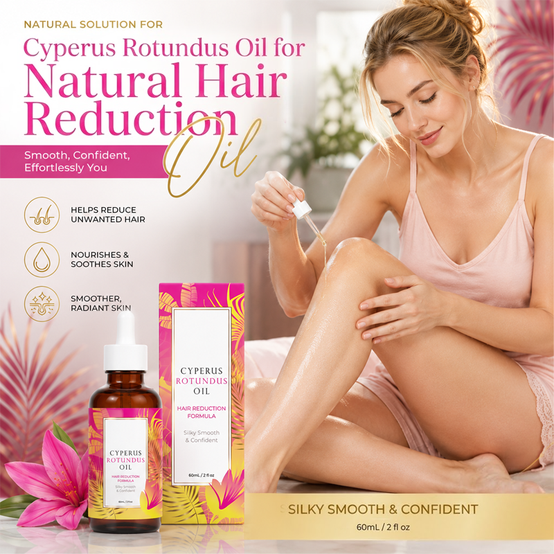 upsell Dlosyvo®⏳⏰  Cyperus Rotundus Oil for Natural Hair Reduction