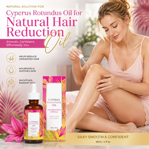 upsell Dlosyvo®⏳⏰  Cyperus Rotundus Oil for Natural Hair Reduction