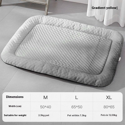 ❄️Pet Cooling Mat for Dogs & Cats 🐾  Naturally Cool Ice-Silk Pad • Breathable, Washable & Soft Dlosyvo®