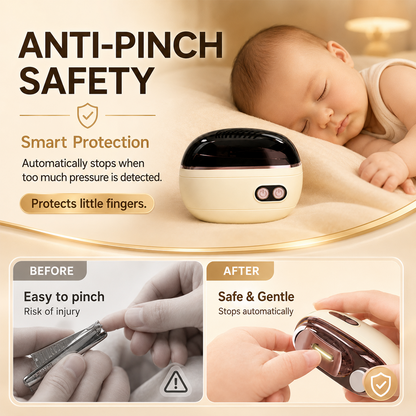 ✂️ LIMITED-TIME 50% OFF!! 💅 2-in-1 Smart Electric Nail Clipper & Polisher 🌟