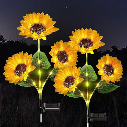 Dlosyvo®🌻Sunflower Solar Garden Stake Led Lights — Buy 2 Get 1 Free