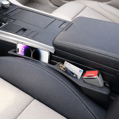 Coruvina® Car Seat Gap Filler Organizer (2PCS) – Stop Dropping Your Phone, Fill the Gap & Add Extra Storage Instantly