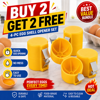 🔥🔥🔥Limited-time 😮‍💨 Buy 1 Get 1 Free ！！！🍳 Quick Egg Cracker Tool – Open Hundreds Of Eggs Faster & Cleaner 🔥