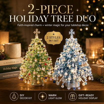 UPsell🎄✨ DIY Beaded Christmas Tree Kit – 🎅Create Your Own Sparkling Holiday Decoration | Dlosyvo®