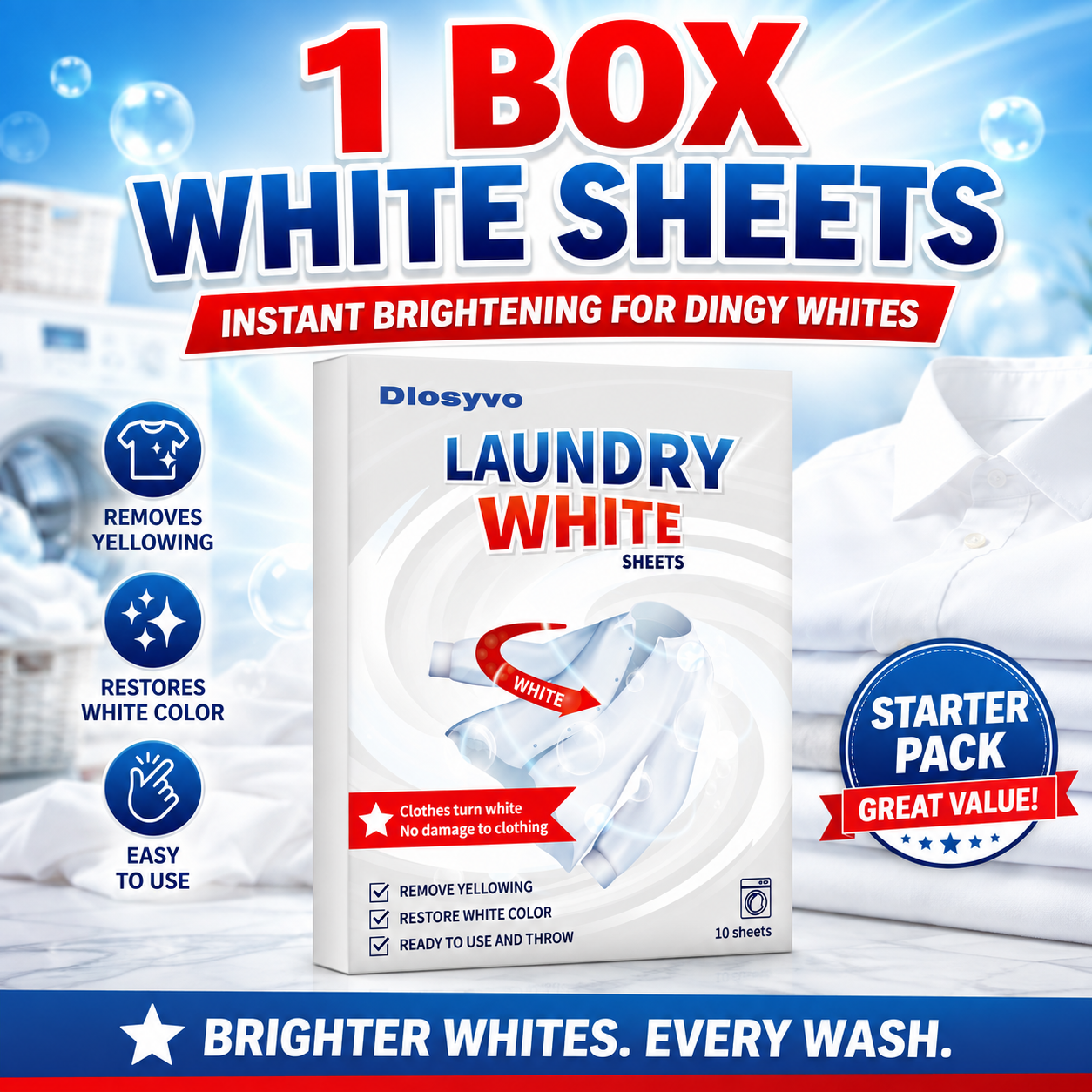 Buy 1 (Whitening Sheets)
