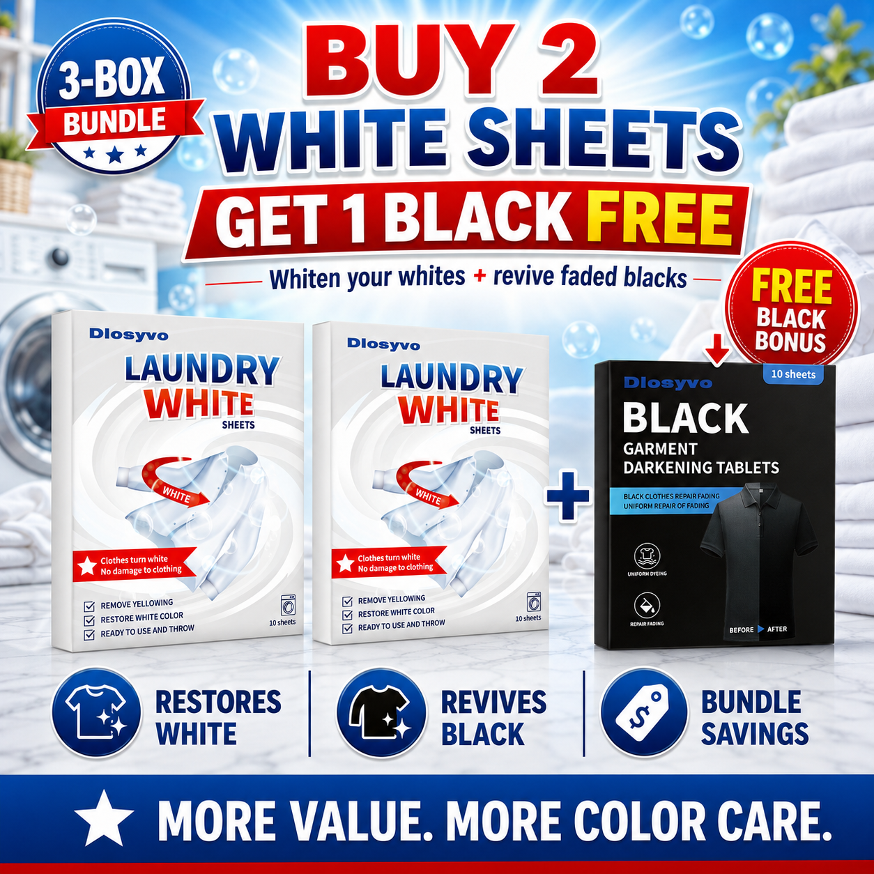 🔥Buy 2 Get 1 Black-reviving sheets