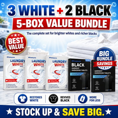 🎉Limited-time offer🔥Free black-enhancing insert included🫧Deep Cleaning Laundry Whitening Sheets🥼| Dlosyvo®