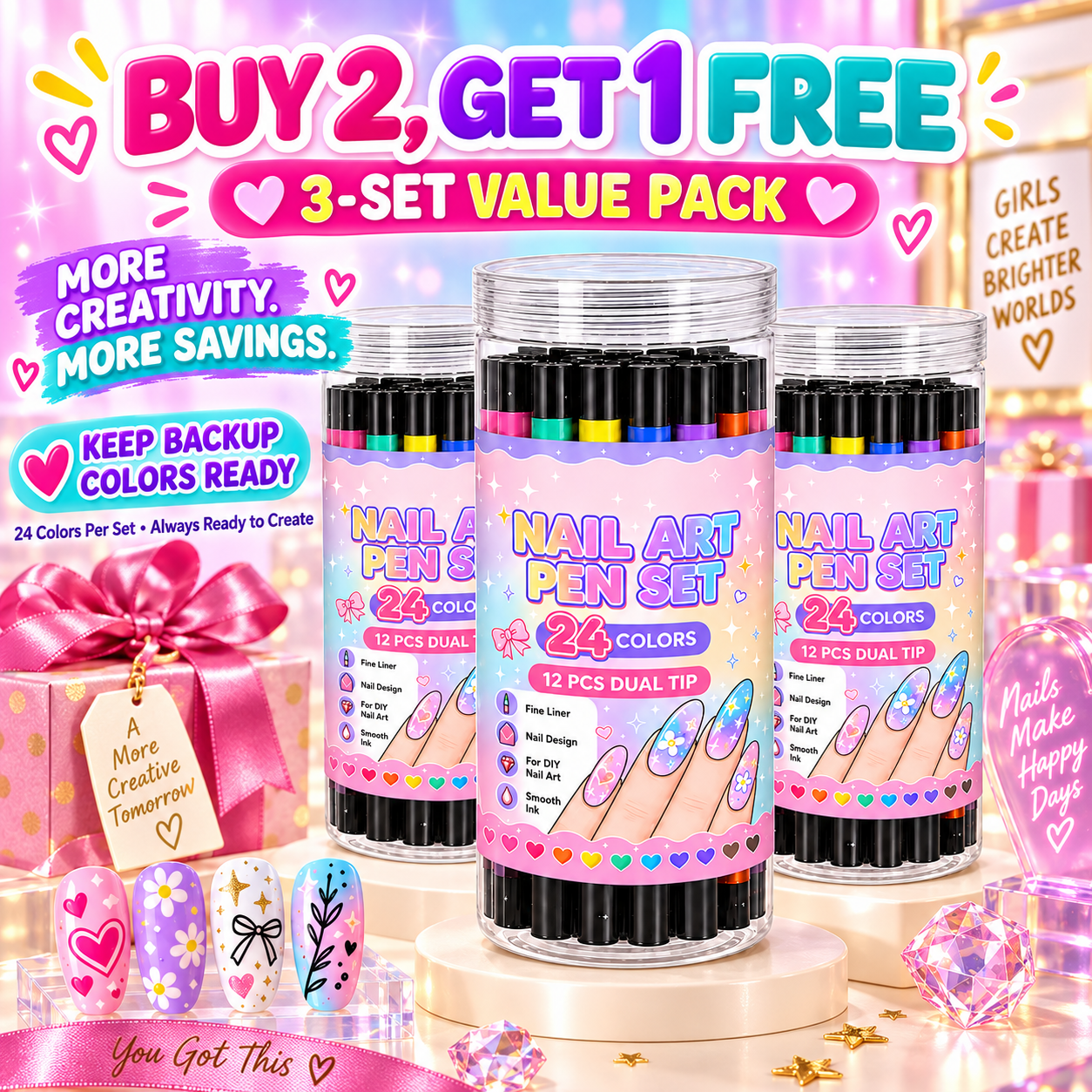 👧2 Sets — Replenish & Share