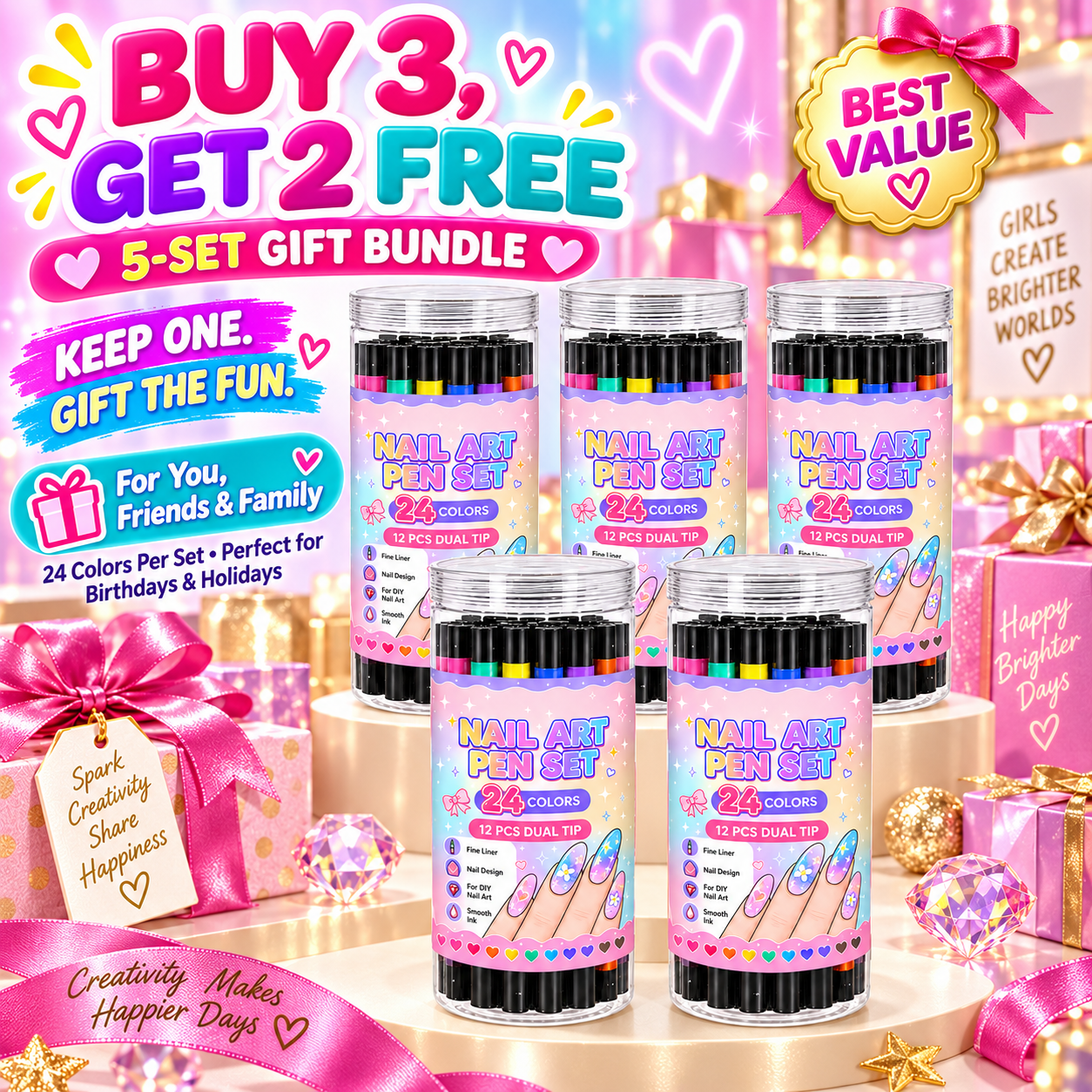 🎁 3 Sets — DIY & Gift