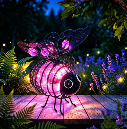 Dlosyvo® 🐝Outdoor Hanging Solar Bee Light - Perfect Gift For Plant Lovers Moms Or Literally Anyone Who Smiles❤️
