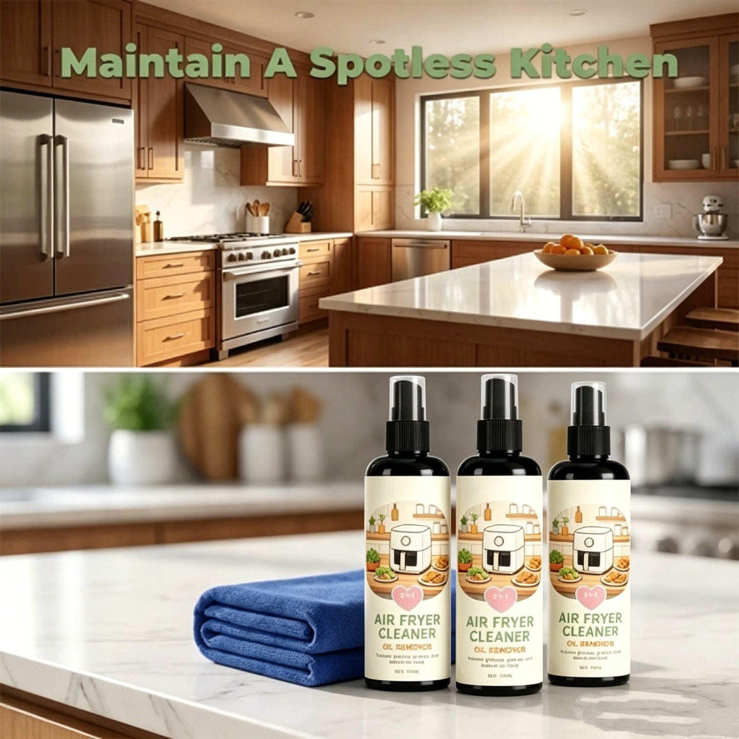 Dlosyvo® 🔥 Sale 40% OFF!✨2-in-1 Air Fryer Cleaner and Degreaser Spray