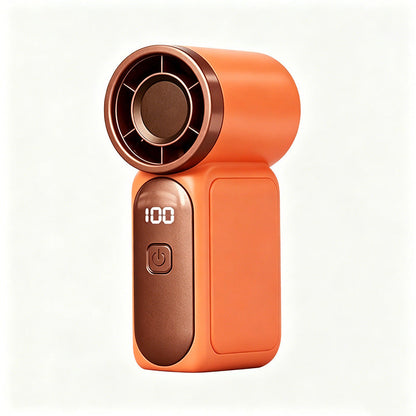 Dlosyvo®🥳2026 HOT SALE🥳50K+ SOLD!❄️  Turbo Handheld Fan – 16900 RPM, 6 speeds, LED display. 3000mAh battery, 10.7hrs cooling. Pocket‑sized power!