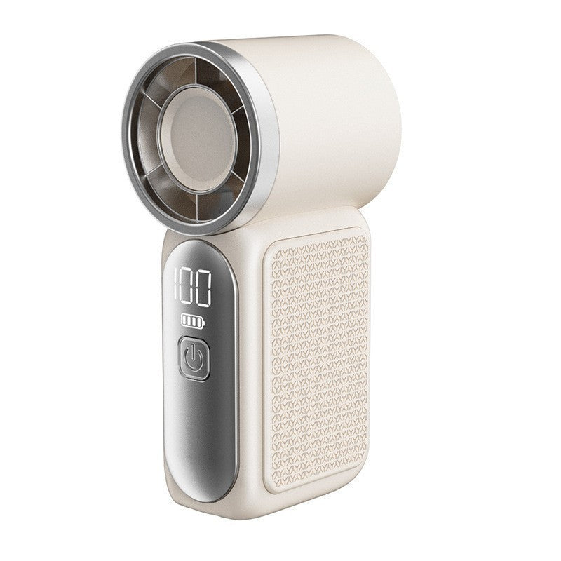 Dlosyvo®🥳2026 HOT SALE🥳50K+ SOLD!❄️  Turbo Handheld Fan – 16900 RPM, 6 speeds, LED display. 3000mAh battery, 10.7hrs cooling. Pocket‑sized power!