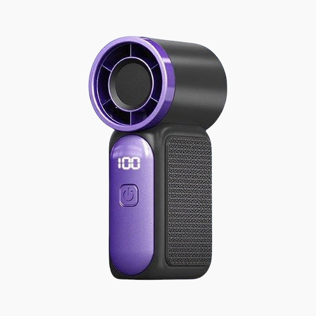 Dlosyvo®🥳2026 HOT SALE🥳50K+ SOLD!❄️  Turbo Handheld Fan – 16900 RPM, 6 speeds, LED display. 3000mAh battery, 10.7hrs cooling. Pocket‑sized power!