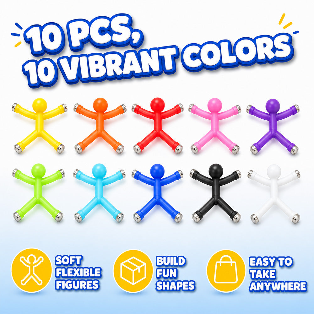 Dlosyvo® pack-magnetic Stick Figure Fidget Toys