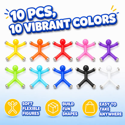 Dlosyvo® pack-magnetic Stick Figure Fidget Toys