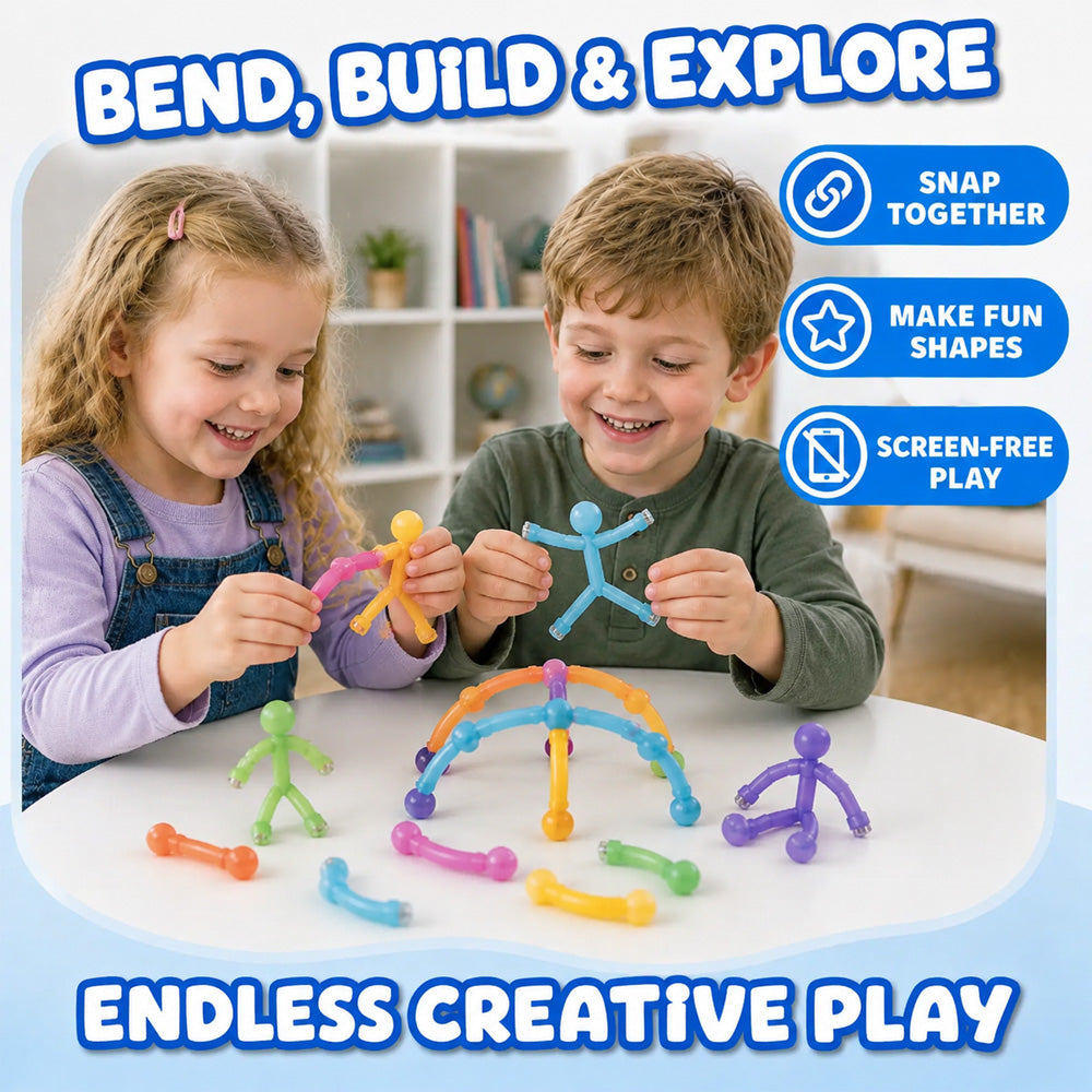 Dlosyvo® pack-magnetic Stick Figure Fidget Toys