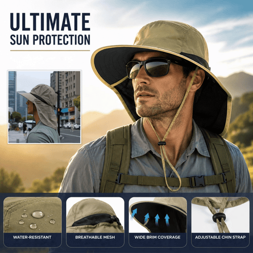 Dlosyvo® 🧢 40% OFF NOW! 🌞 Unisex Foldable Bucket Hat – UPF 50+ Sun Protection & Breathable – Adjustable & Packable for Outdoor 🏕️