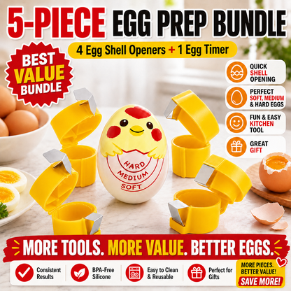 🔥🔥🔥Limited-time 😮‍💨 Buy 1 Get 1 Free ！！！🍳 Quick Egg Cracker Tool – Open Hundreds Of Eggs Faster & Cleaner 🔥