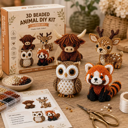 Dlosyvo® 🔥Hot Sale - 50% OFF🔥🏆Limited Time Sale 49% OFF🧵✨Petite 3D Beaded Animal Craft Kit