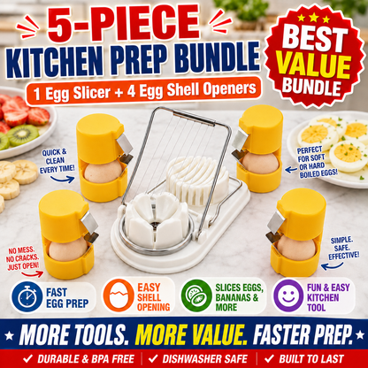 🔥🔥🔥Limited-time 😮‍💨 Buy 1 Get 1 Free ！！！🍳 Quick Egg Cracker Tool – Open Hundreds Of Eggs Faster & Cleaner 🔥