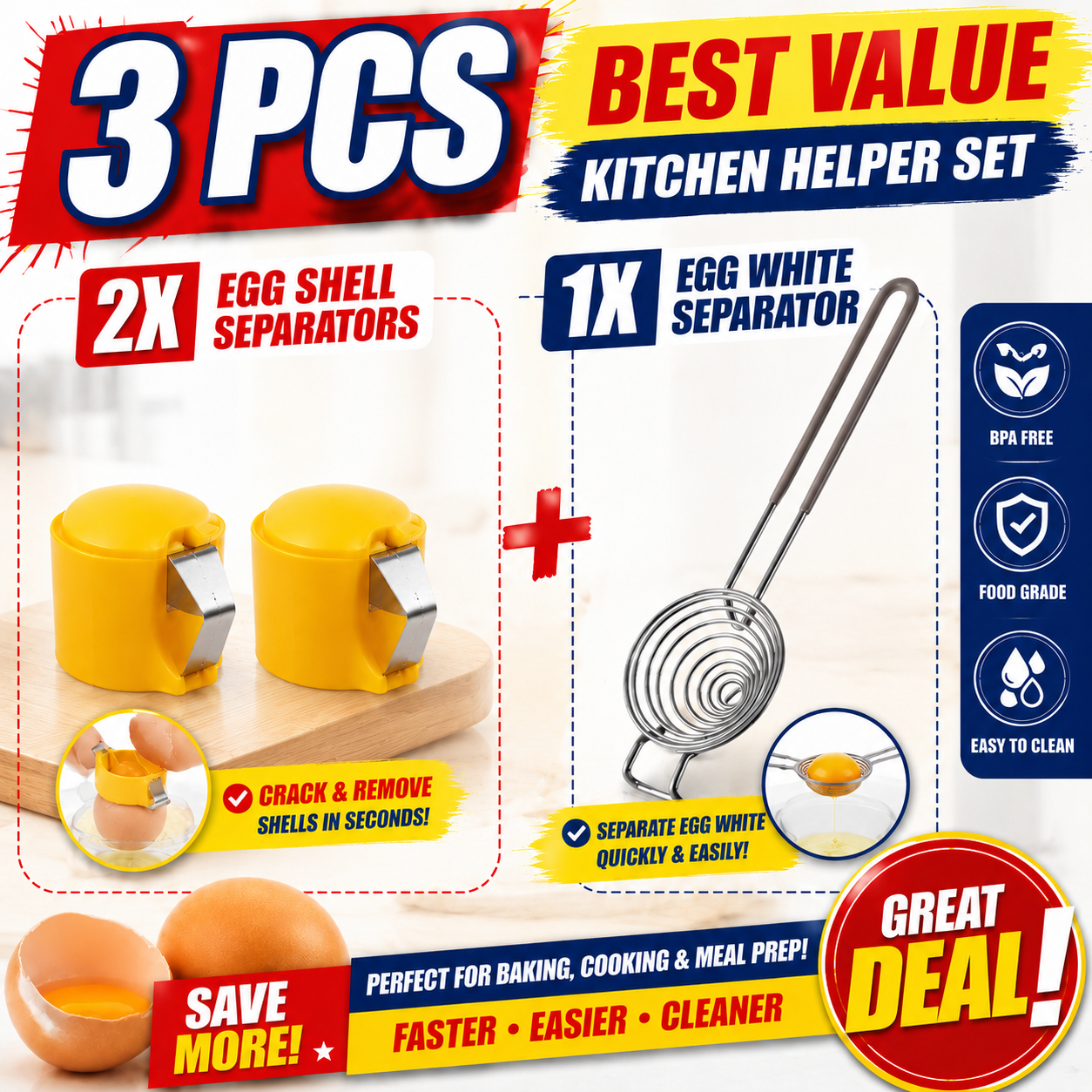 +Egg yolk separator