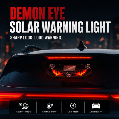 🚗🔆 Solar-Powered LED Car Warning Light – 50% OFF! Solar-powered, weatherproof, automatic activation at dark – for more safety on the roadside. 🔥🛡️ Dlosyvo®