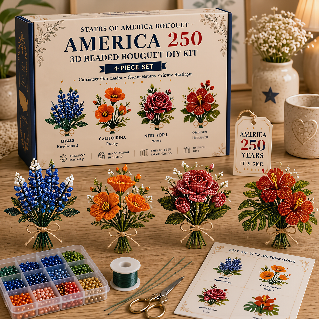 Dlosyvo® 🔥Hot Sale - 50% OFF🔥🏆Limited Time Sale 49% OFF🧵✨Petite 3D Beaded Animal Craft Kit