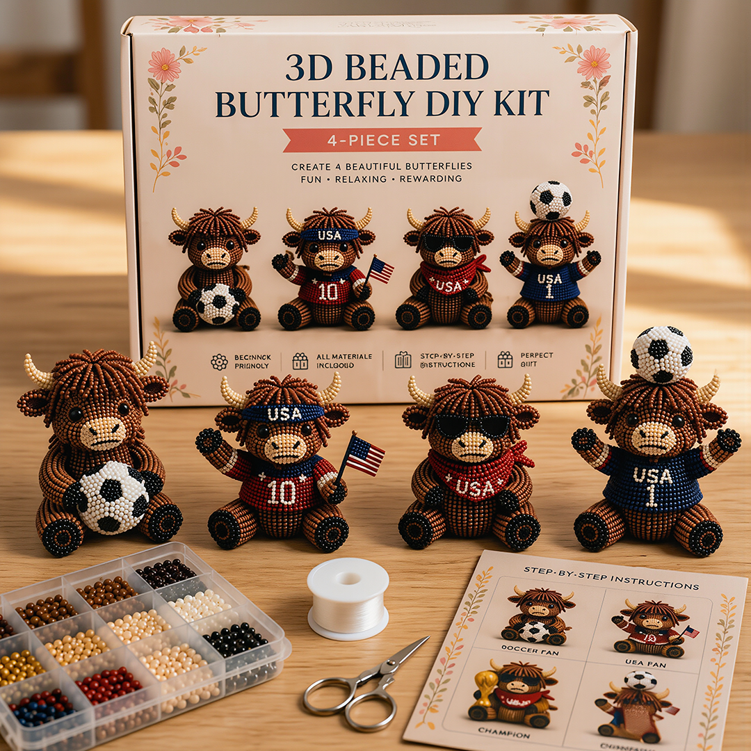 Dlosyvo® 🔥Hot Sale - 50% OFF🔥🏆Limited Time Sale 49% OFF🧵✨Petite 3D Beaded Animal Craft Kit