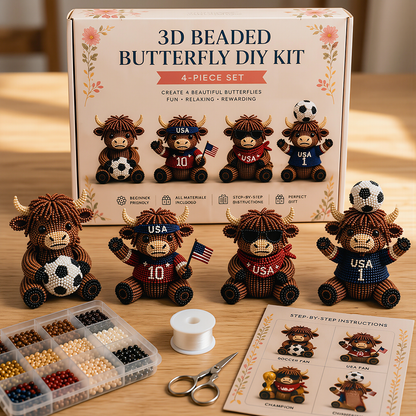 Dlosyvo® 🔥Hot Sale - 50% OFF🔥🏆Limited Time Sale 49% OFF🧵✨Petite 3D Beaded Animal Craft Kit