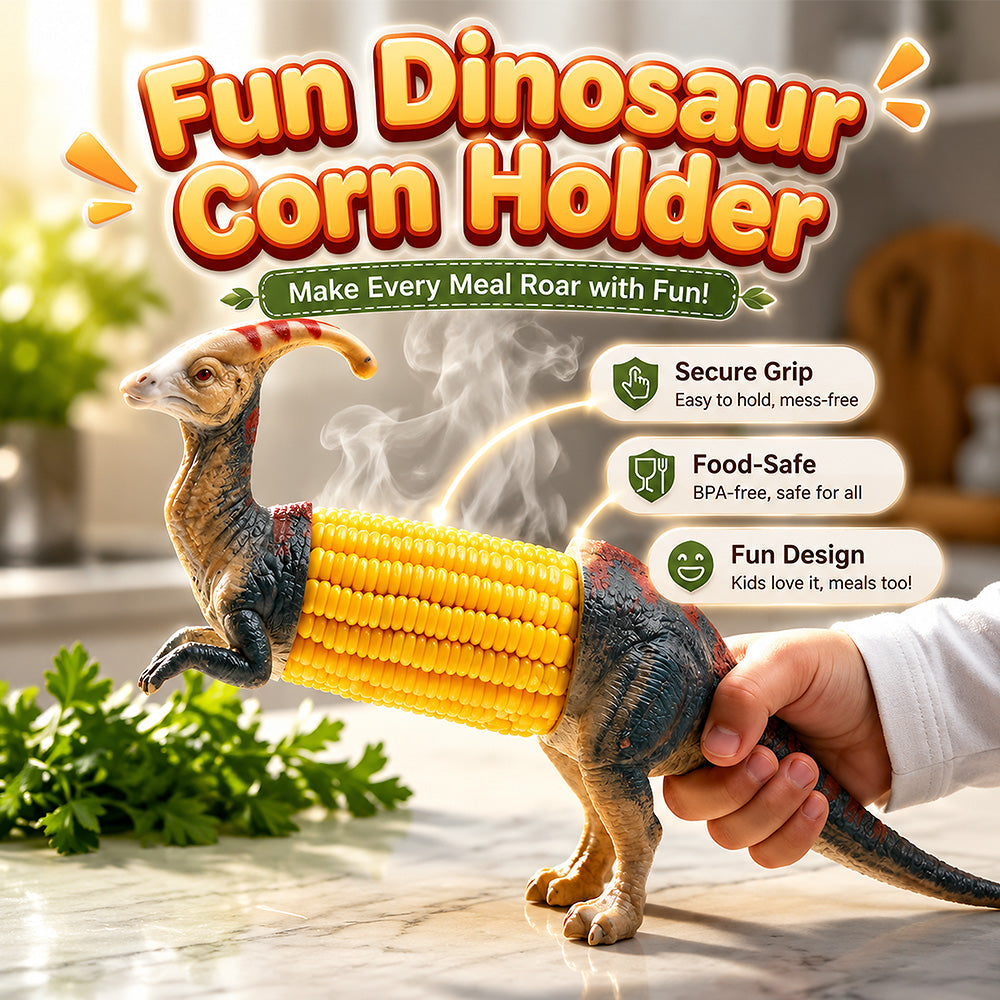 Dlosyvo® Dinosaur Corn Cob Holders