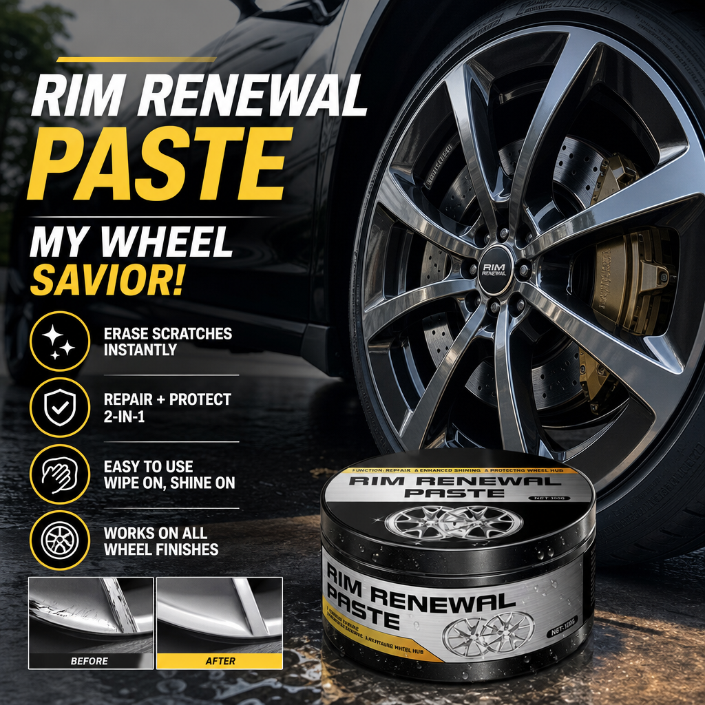 Dlosyvo® 🥳2026 HOT SALE🥳💞50K+ SOLD!💨✨All-in-One Wheel Care & Restoration Paste