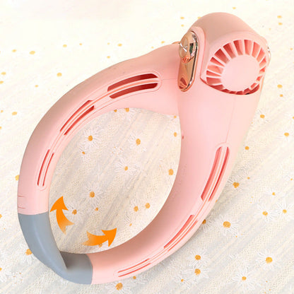 Dlosyvo® 🥳2026 HOT SALE🥳💞50K+ SOLD!🍃 Neck Air Conditioner Fan – Ultra‑quiet, 360° rotating, 3 speeds. Hands‑free cooling, long battery. Summer essential! 😎🌬️