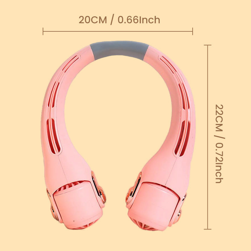 Dlosyvo® 🥳2026 HOT SALE🥳💞50K+ SOLD!🍃 Neck Air Conditioner Fan – Ultra‑quiet, 360° rotating, 3 speeds. Hands‑free cooling, long battery. Summer essential! 😎🌬️