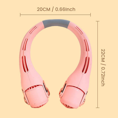 Dlosyvo® 🥳2026 HOT SALE🥳💞50K+ SOLD!🍃 Neck Air Conditioner Fan – Ultra‑quiet, 360° rotating, 3 speeds. Hands‑free cooling, long battery. Summer essential! 😎🌬️