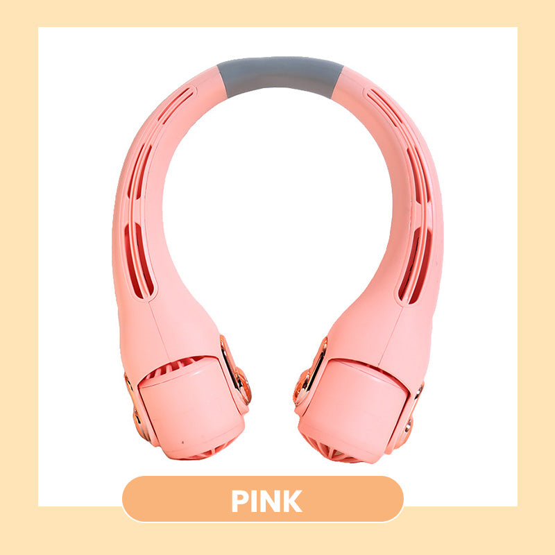 Dlosyvo® 🥳2026 HOT SALE🥳💞50K+ SOLD!🍃 Neck Air Conditioner Fan – Ultra‑quiet, 360° rotating, 3 speeds. Hands‑free cooling, long battery. Summer essential! 😎🌬️