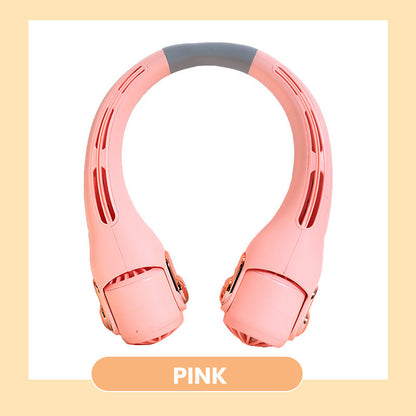 Dlosyvo® 🥳2026 HOT SALE🥳💞50K+ SOLD!🍃 Neck Air Conditioner Fan – Ultra‑quiet, 360° rotating, 3 speeds. Hands‑free cooling, long battery. Summer essential! 😎🌬️