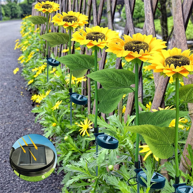 Dlosyvo®🌻Sunflower Solar Garden Stake Led Lights — Buy 2 Get 1 Free