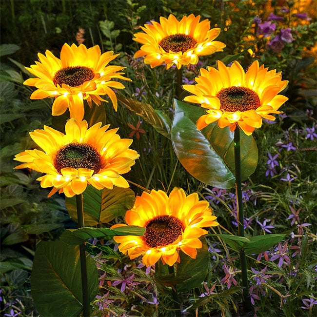 Dlosyvo®🌻Sunflower Solar Garden Stake Led Lights — Buy 2 Get 1 Free
