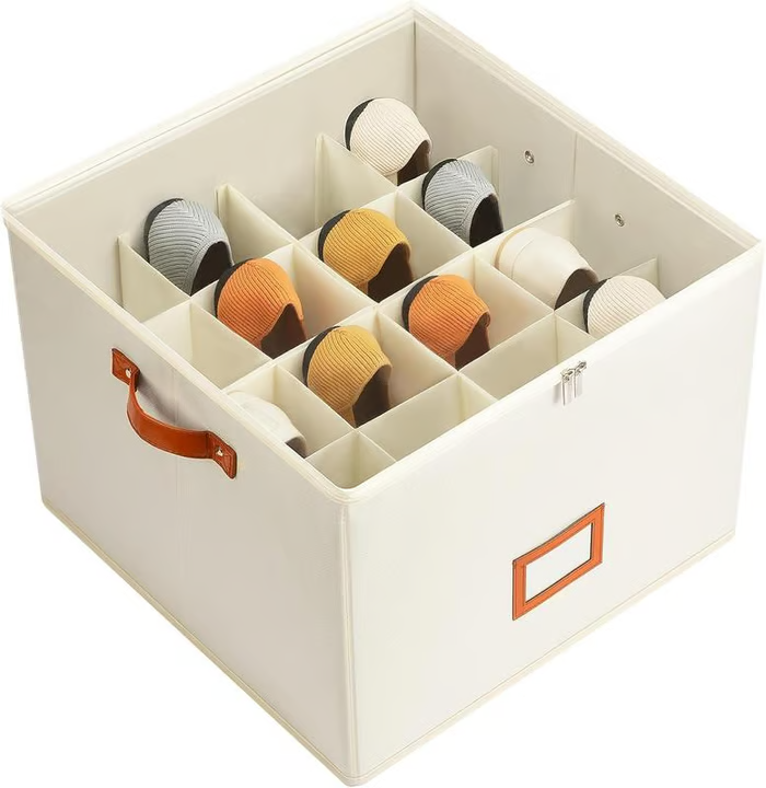 Dlosyvo® 🔥Oxford Fabric Foldable Design Shoe Organizer, Storage Box