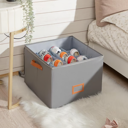 Dlosyvo® 🔥Oxford Fabric Foldable Design Shoe Organizer, Storage Box