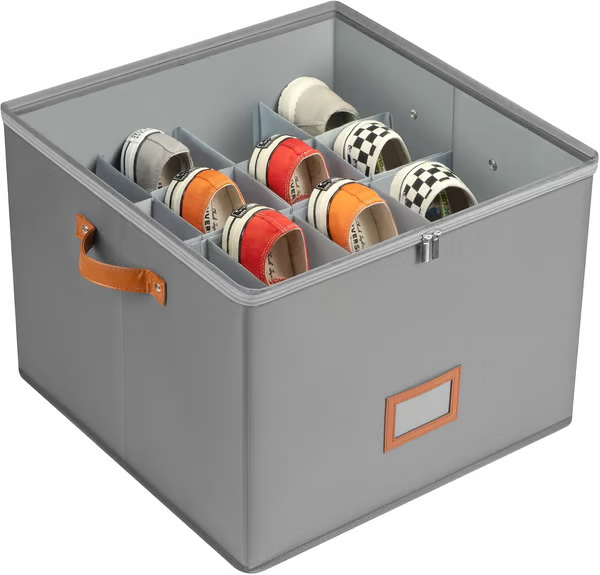 Dlosyvo® 🔥Oxford Fabric Foldable Design Shoe Organizer, Storage Box