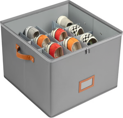 Dlosyvo® 🔥Oxford Fabric Foldable Design Shoe Organizer, Storage Box