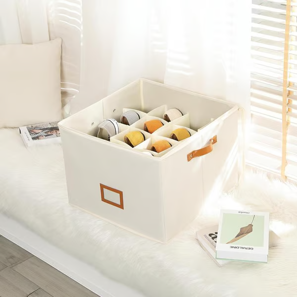 Dlosyvo® 🔥Oxford Fabric Foldable Design Shoe Organizer, Storage Box